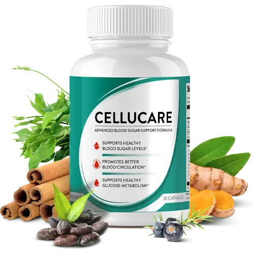 CELLUCARE helps maintain your blood sugar levels while improving your well-being by increasing your vitality. TEXTO ALTERNATIVO